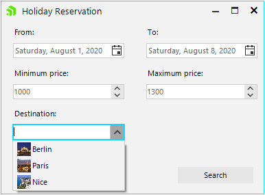 holiday reservation form holiday reservation form