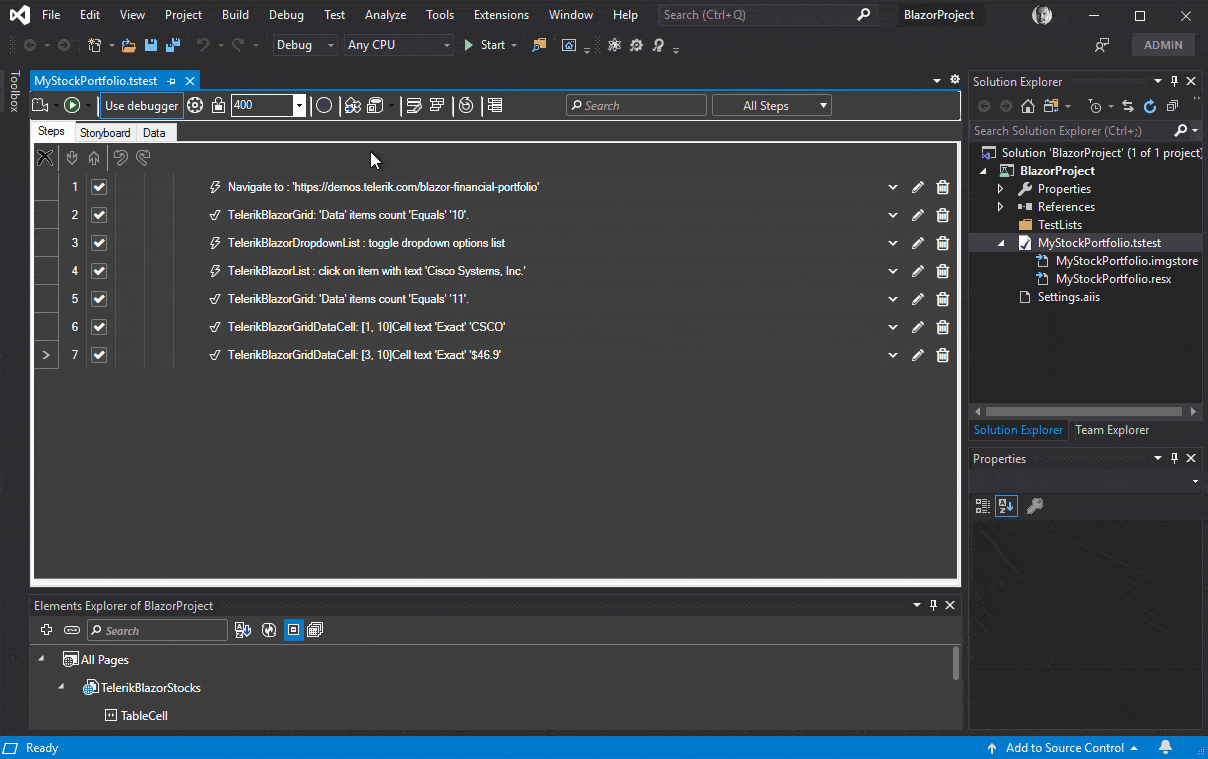 Convert Test to Code | Test Studio Record and Playblack testing tools