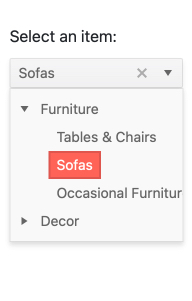 KendoReact DropDownTree Component KendoReact DropDownTree Component