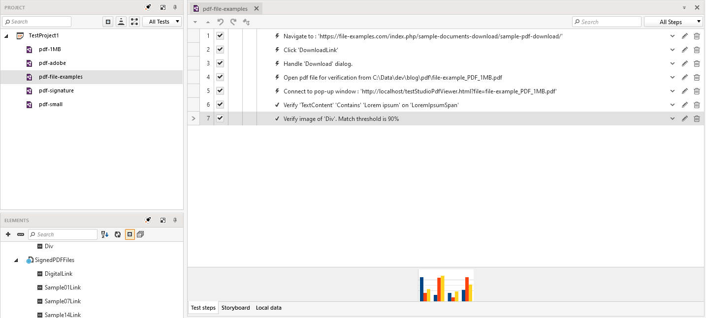 Explore the test steps Create and reuse test steps across test types or projects