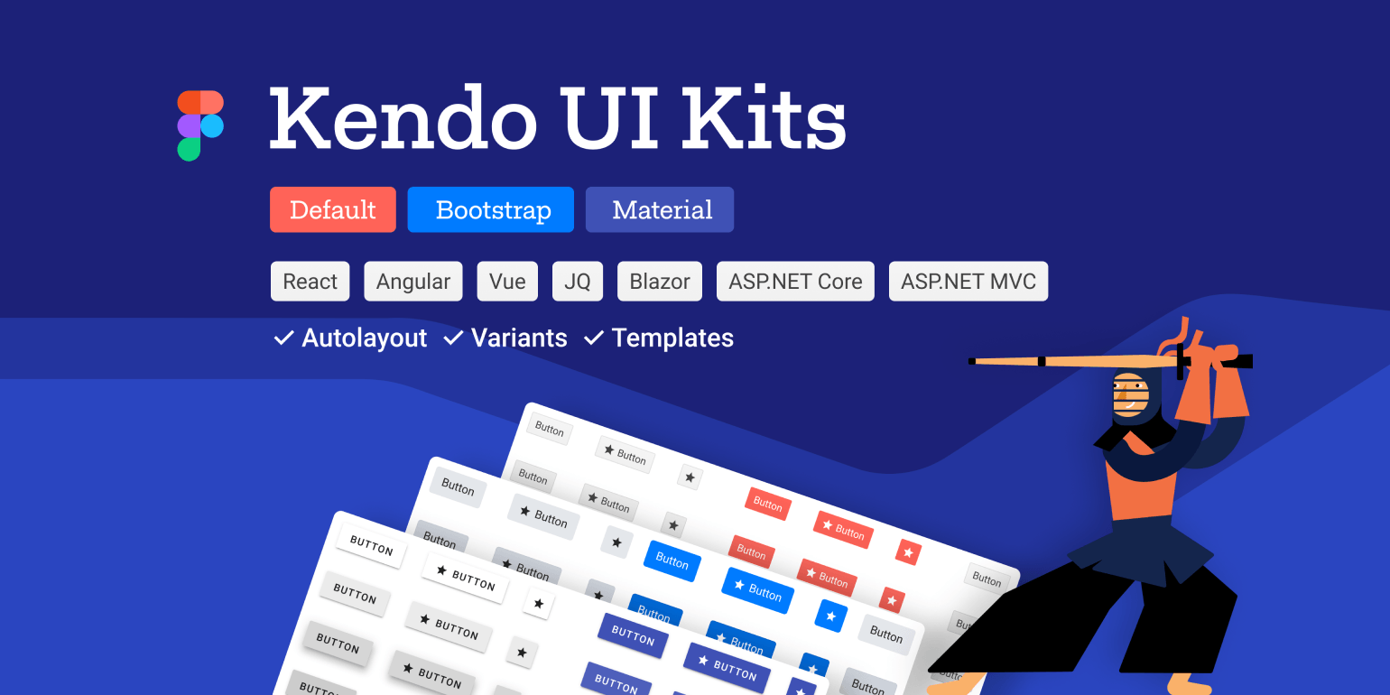 Telerik and Kendo UI Kits for Figma Telerik and Kendo UI Kits for Figma