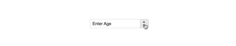 Kendo UI for Vue Label & FloatingLabel Components. When we click on the field that has 'Enter Age' inside it, the label floats up above the field, and we use up and down arrows to the right, or can type an answer. Kendo UI for Vue Label & FloatingLabel Components