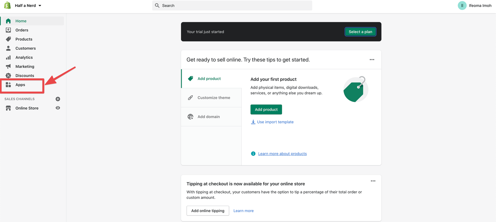 “Shopifyadmin page Apps link Shopifyadmin page Apps link