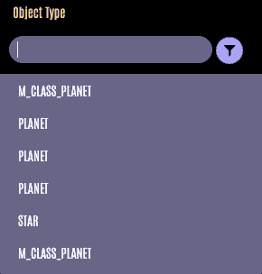 React Data Grid Filtering demo React Data Grid Filtering demo user typing in the object type column M_Class_planet and filter works as the user types