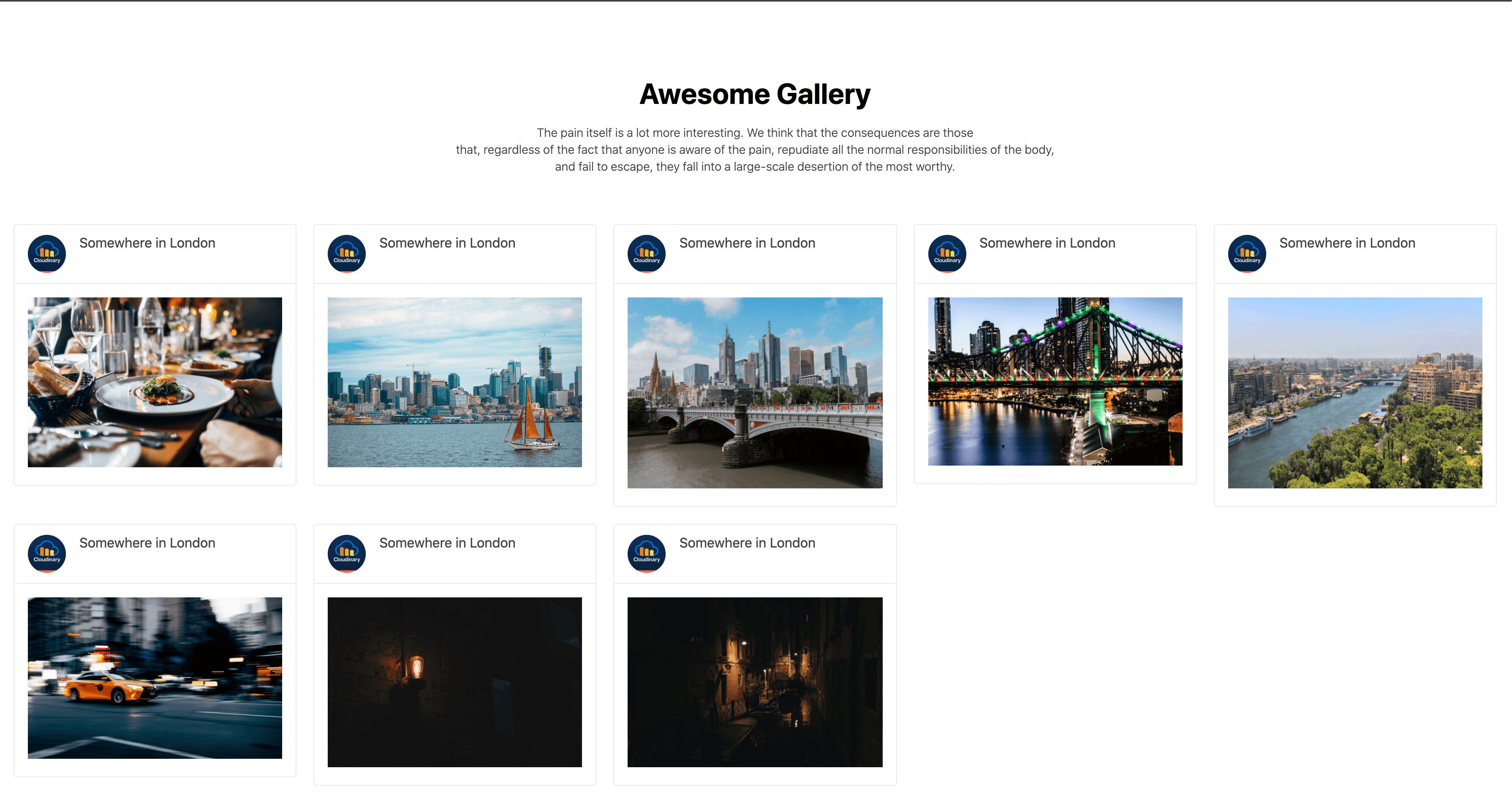 Screenshot of image gallery Screenshot of image gallery
