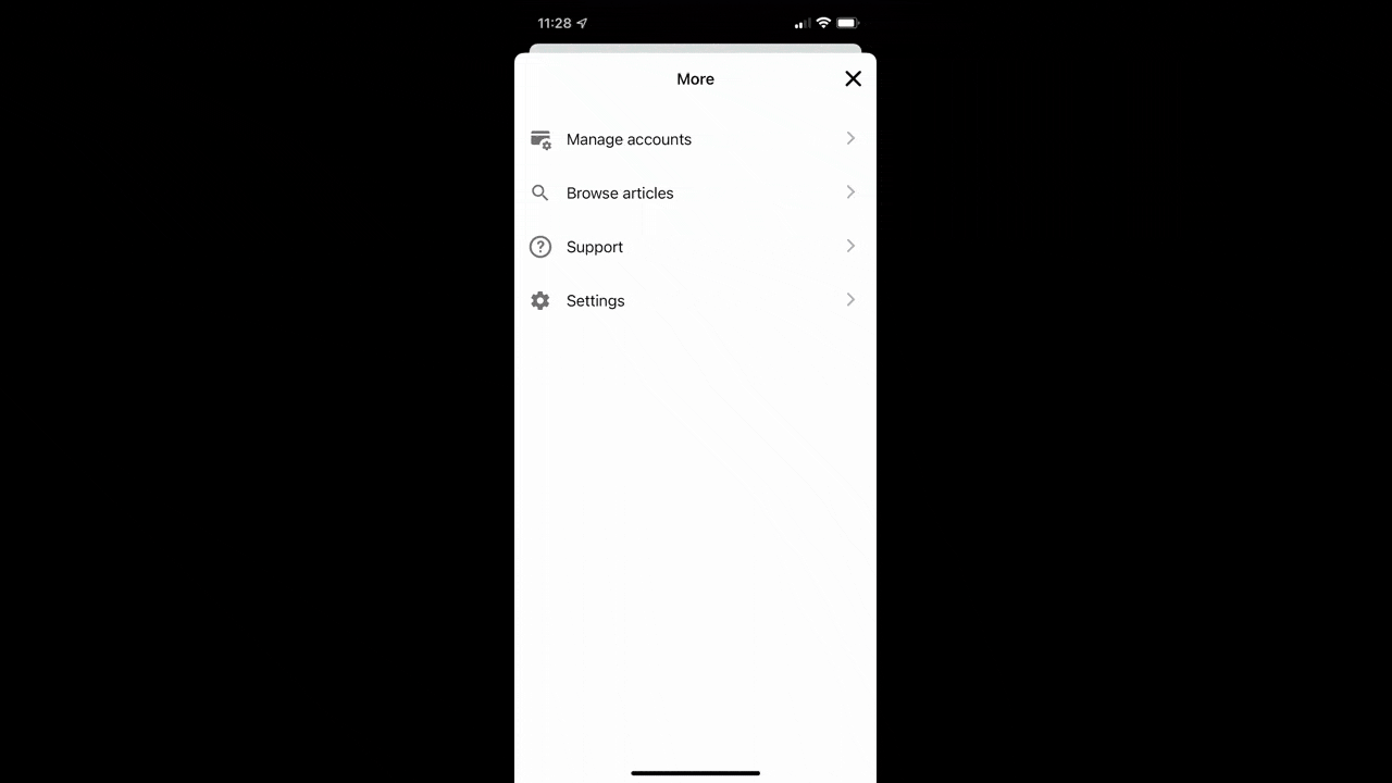 NerdWallet mobile app search NerdWallet mobile app users will find a “Browse articles” option under settings. At the top of the page is a search form with the question “What do you wanna know?”