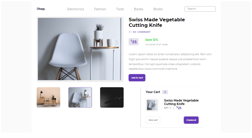 product-page Vue product-page