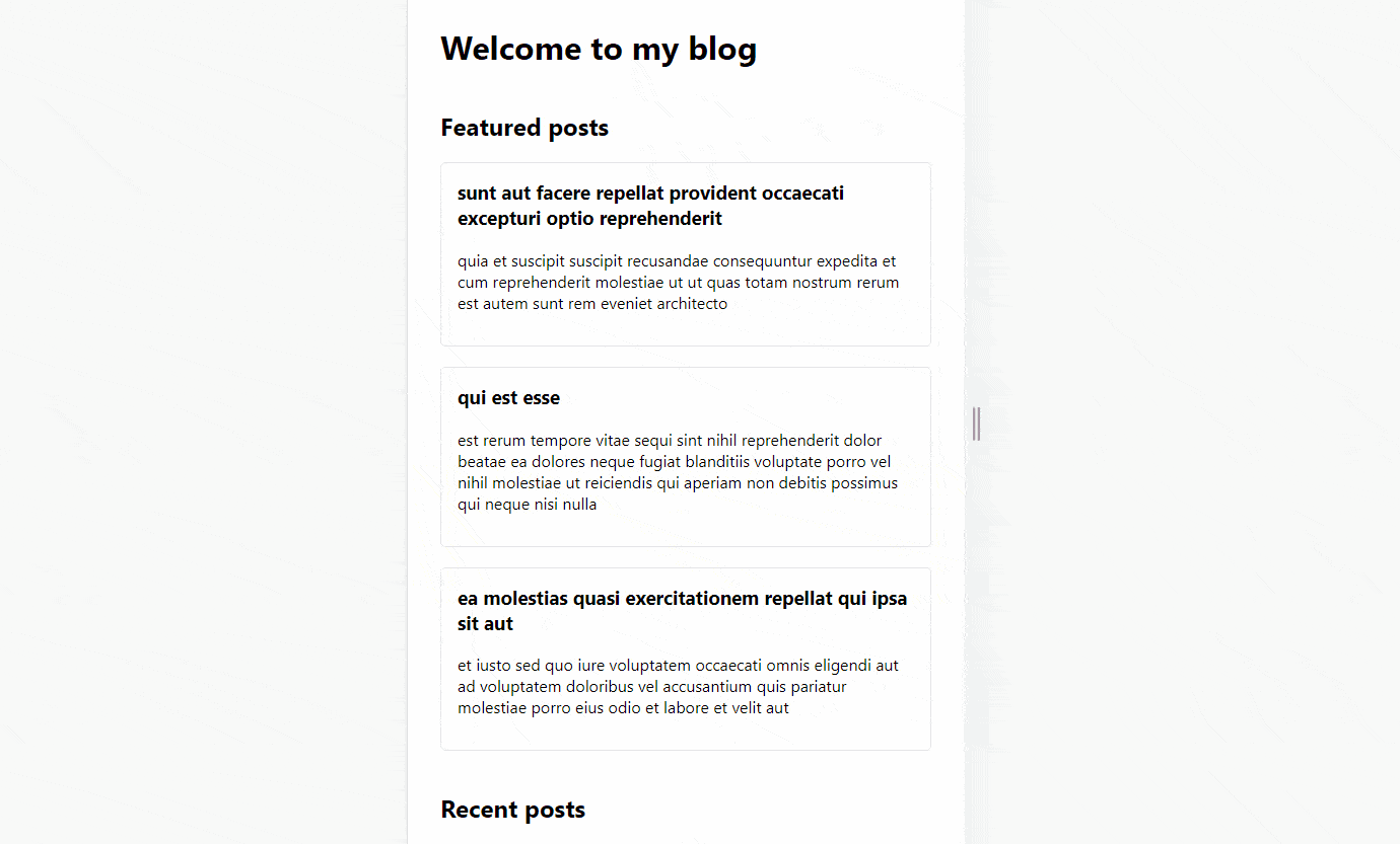Responsive Blog Gif