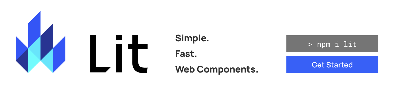 lit Lit header - Simple. Fast. Web Components.