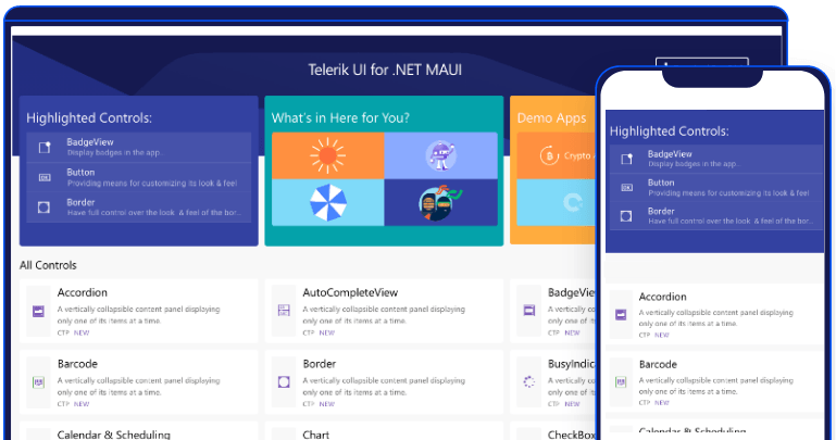 Desktop and Mobile Telerik UI for .NET MAUI Desktop and Mobile Telerik UI for .NET MAUI