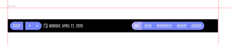 Telerik-Kendo-UI-Figma-Kit-button-2 Telerik-Kendo-UI-Figma-Kit-buttons in place on a header bar