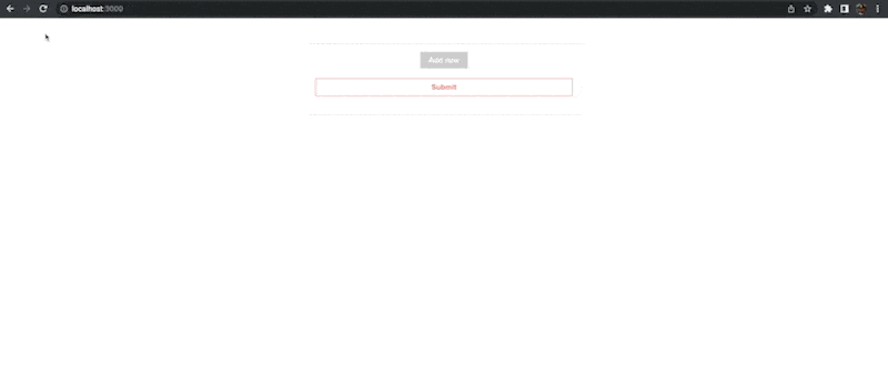 adding input fields programmatically Adding input fields programmatically