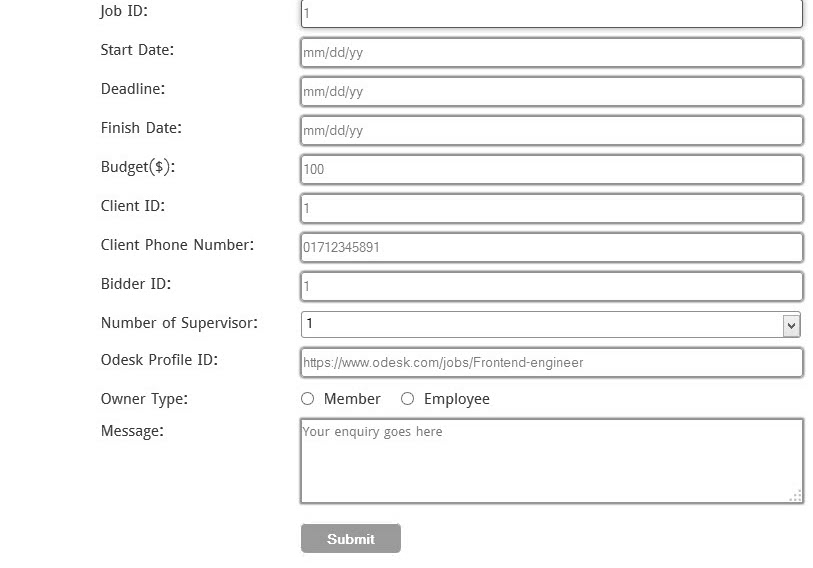 form-highlighted-fields-grayscale The same form in grayscale, and the highlighted fields are indistinguishable from the nonhighlighted ones.