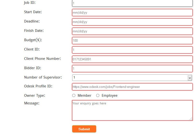 form-highlighted-fields-orange A form's required fields are outlined in orange