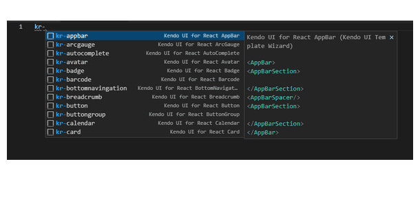 New Visual Studio Productivity Tools KendoReact New Visual Studio Productivity Tools KendoReact
