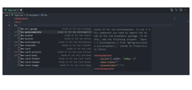 Vue New Visual Studio Productivity Tools New Visual Studio Productivity Tools Kendo Vue