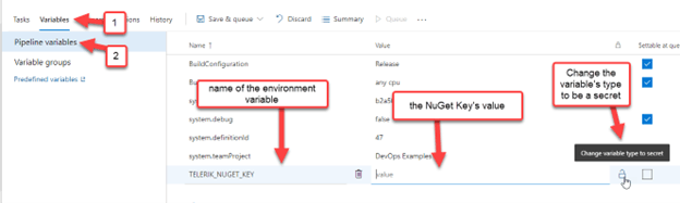 Azure DevOps Secret Variable