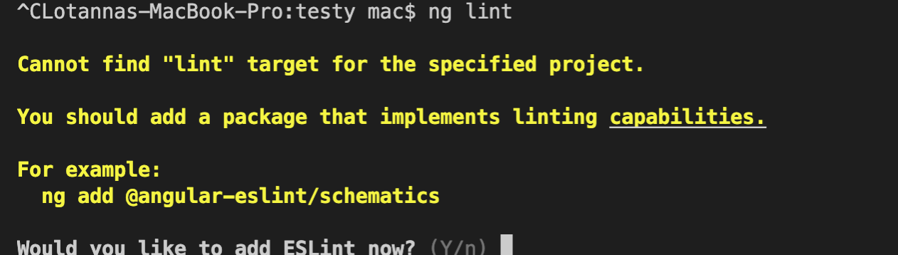 bring-in-linter bring-in-linter recommends eslint
