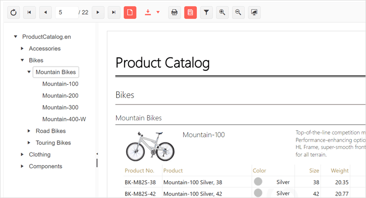 Native Blazor Report Viewer Native Blazor Report Viewer