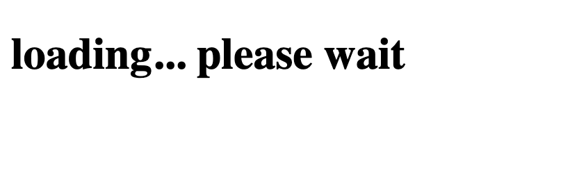Loading message Loading... please wait