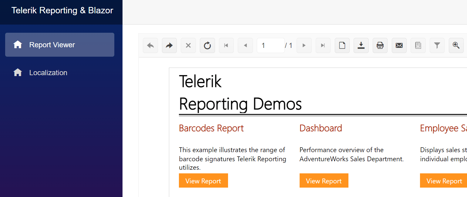 Blazor Native Report Viewer Telerik Reporting & Blazor come together in a Native Report Viewer