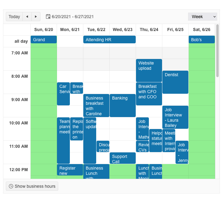 Blazor Scheduler-OnCellRenderEvent Blazor Scheduler OnCellRenderEvent