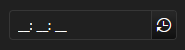 blank : blank : blank, with clock icon on right