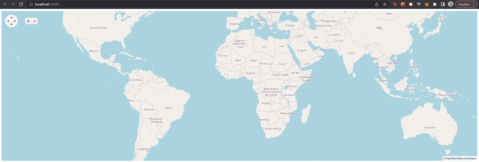 world map