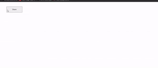 A preview of share functionality