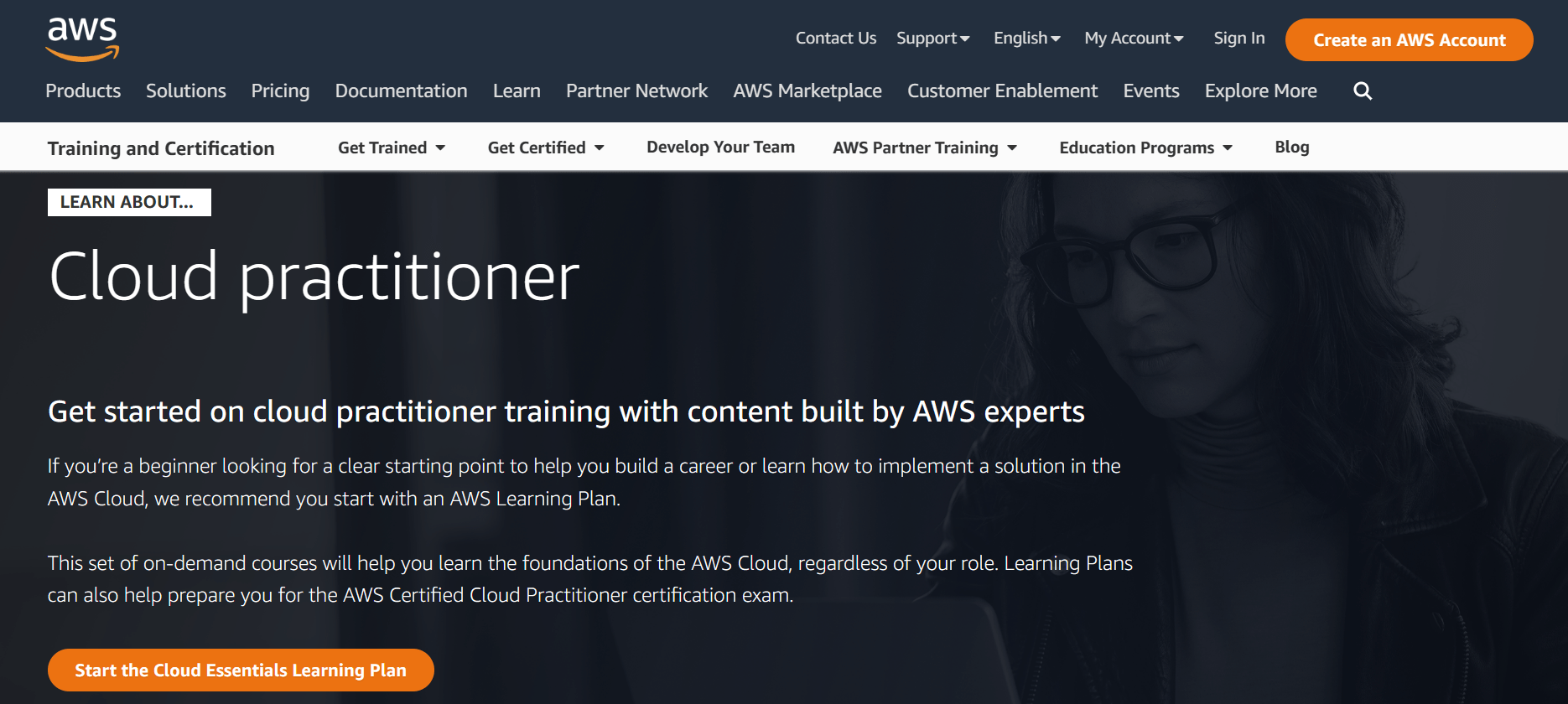 AWS Cloud Essentials Learning Plan