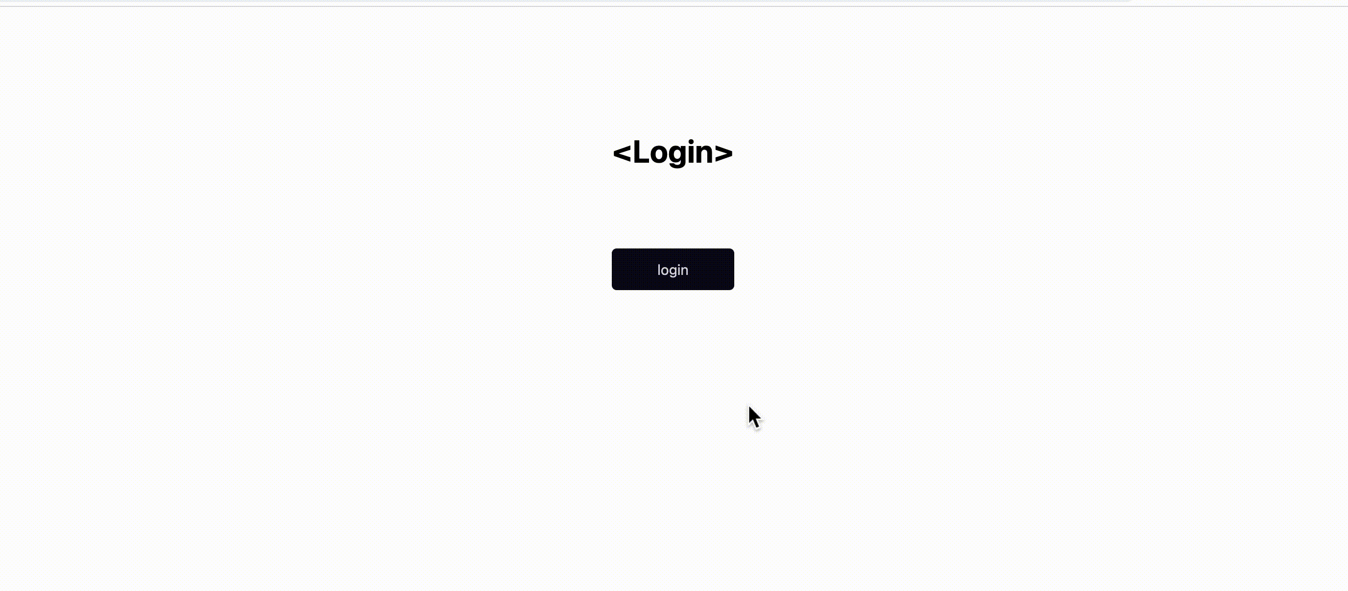 Successful login