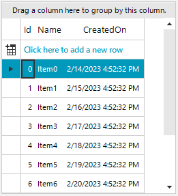 WinForms datatable