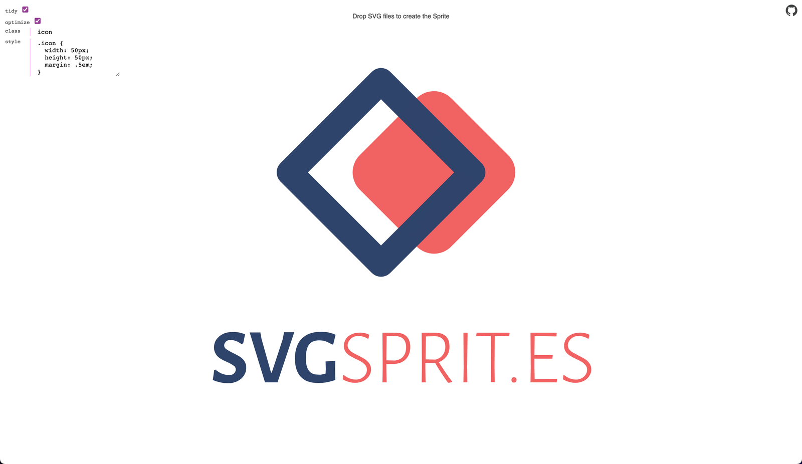 Automatic sprite generation website