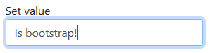textbox has a gradated blue border with rounded corners