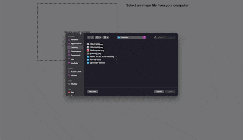 GIF showing image conversion GIF showing image conversion
