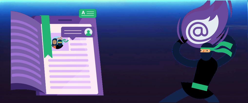 Blazor themes Illustration showing a Blazor theme