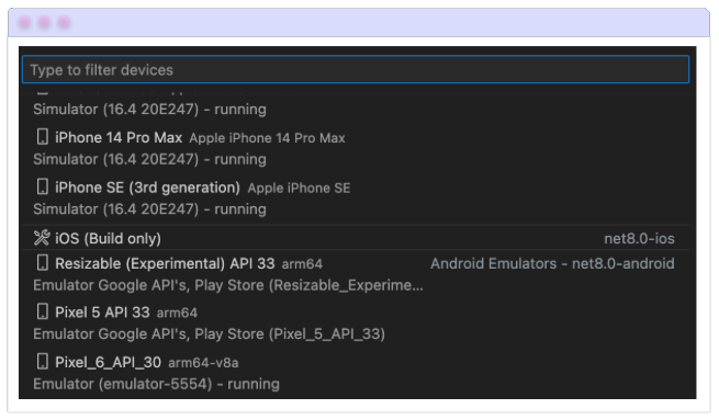 iOS (Build only) is selected