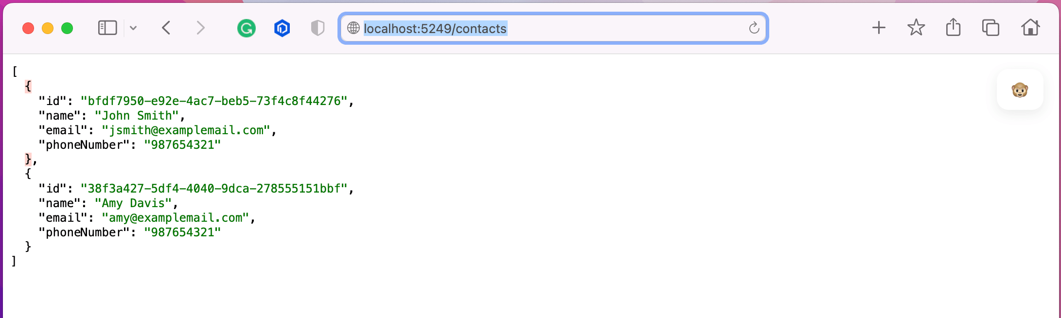 accessing the data Accessing the data