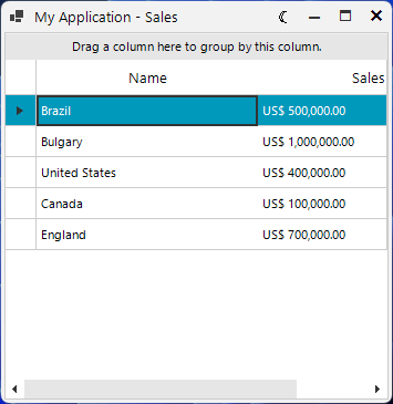 Day theme in the demo app The day theme, as shown in the demo app