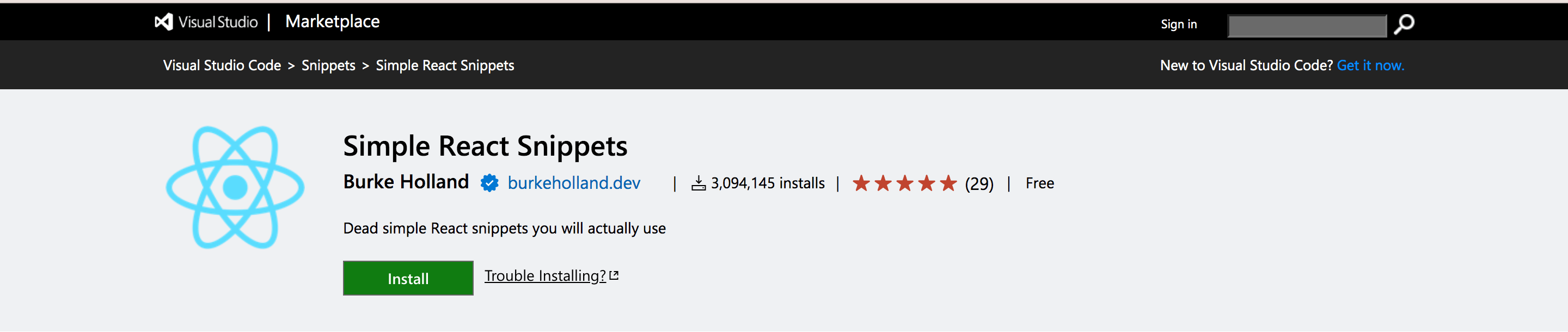 Simple React Snippets