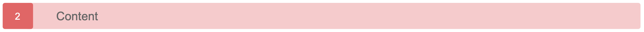 Step 2: Content