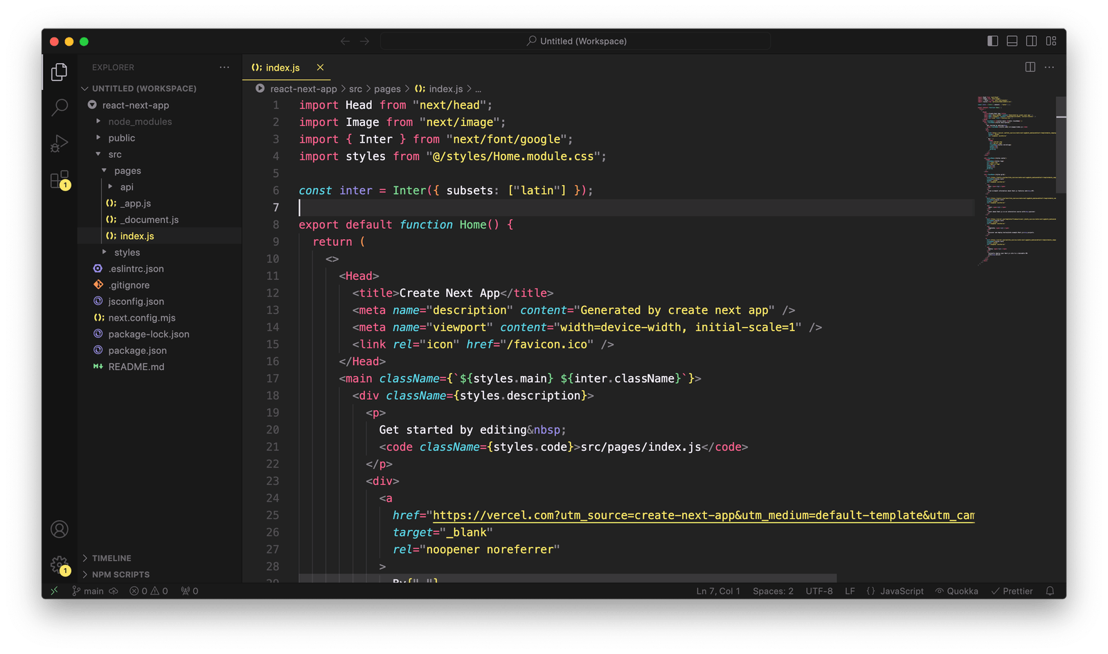 React Next CLI