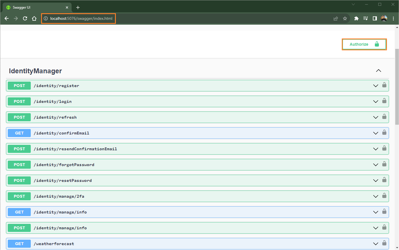 identity all endpoints Identity all endpoints