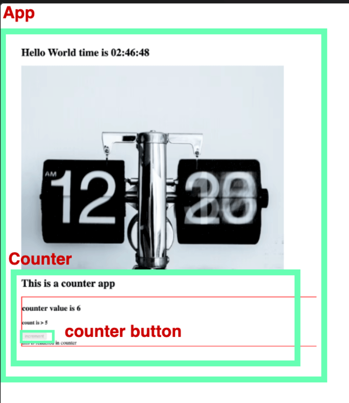 Mini app broken down