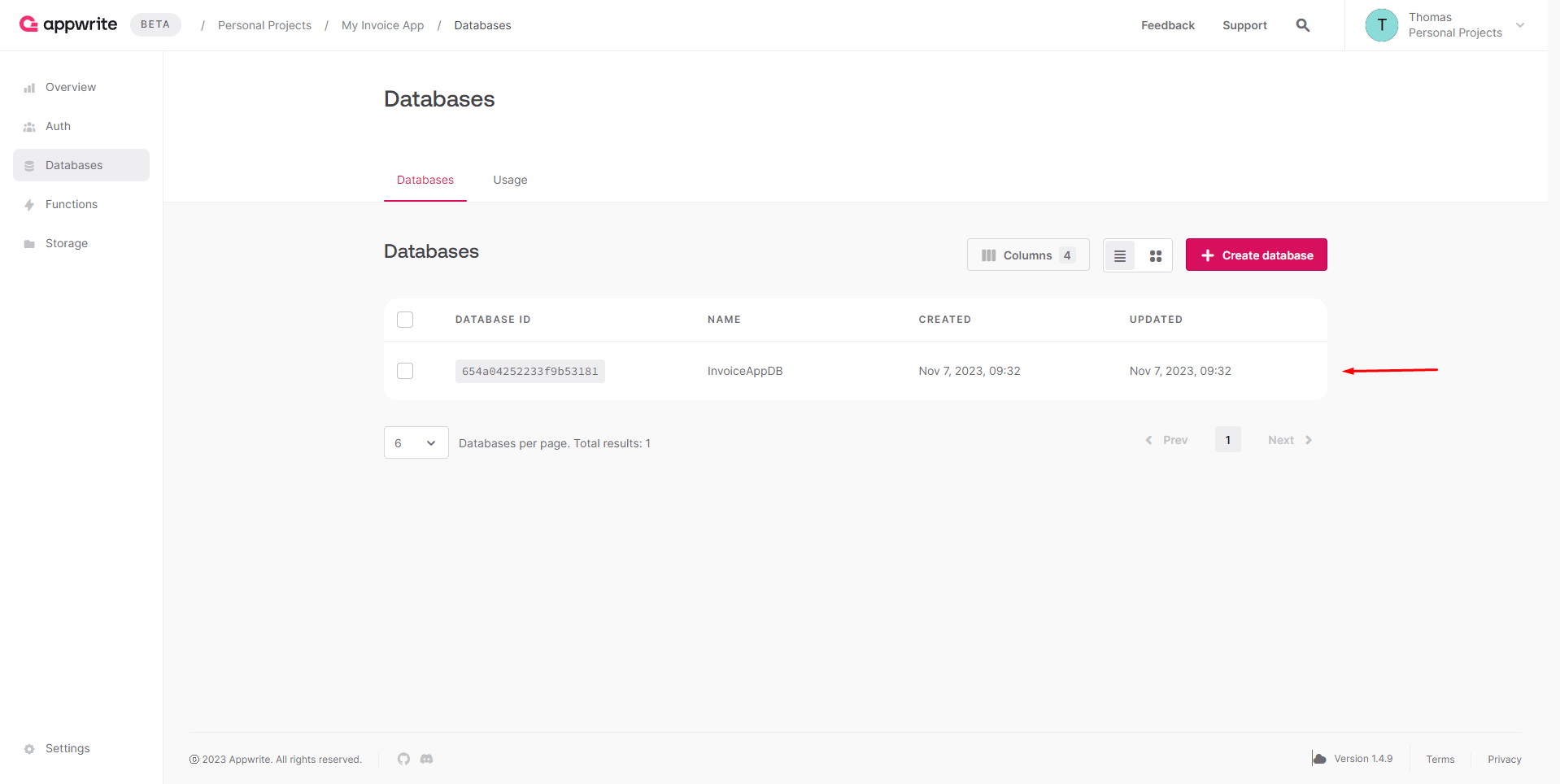 Visit Database Collections