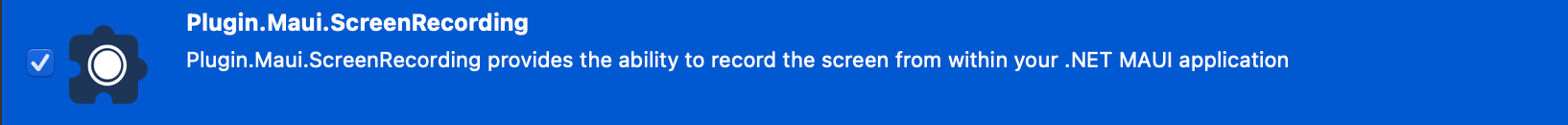 Plugin.Maui.ScreenRecording Plugin.Maui.ScreenRecording