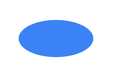 light blue ellipse