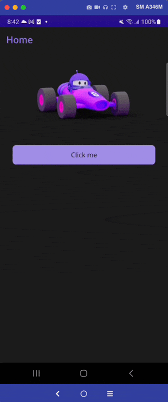 button says click me and then long pressed 1 time, 2 times, 3 times