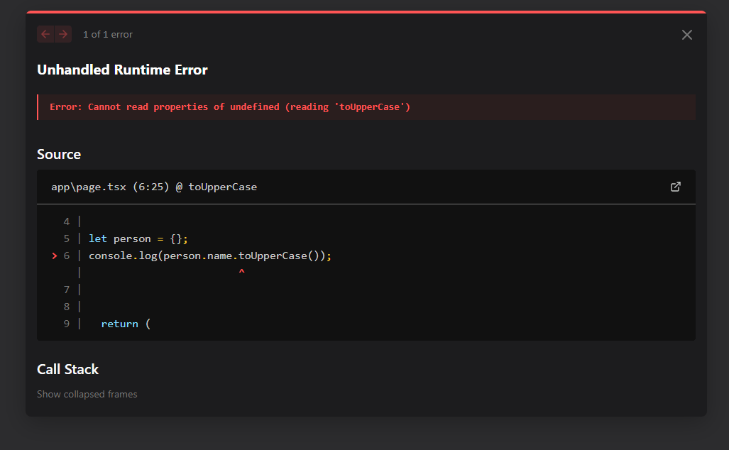 An unhandled runtime error An unhandled runtime error