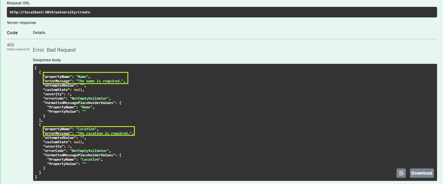 swagger fluent validation Swagger FluentValidation